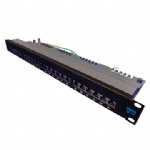 24-port cat6e shielded distribution frame